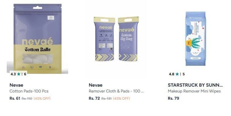 Nevae Makeup Remover | Buy Nevae Makeup Remover Online in India at Best Price