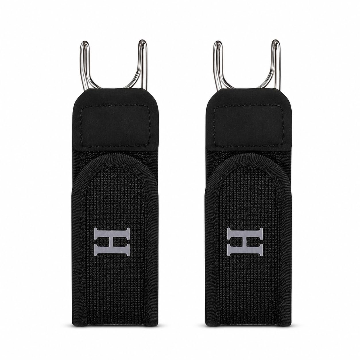Buckleless Belt for Men & Women, Elastic Stretch Waist Belt with Metal Hook, Invisible No Buckle for Jeans, Trousers & Uniforms, Adjustable Everyday Comfort, 1 Pair