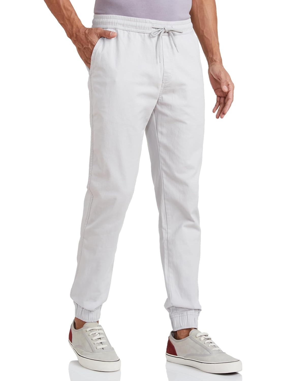 Amazon Brand - Symbol Men's Stretchable Regular fit Jogger Pants | Chinos | Casual Trousers