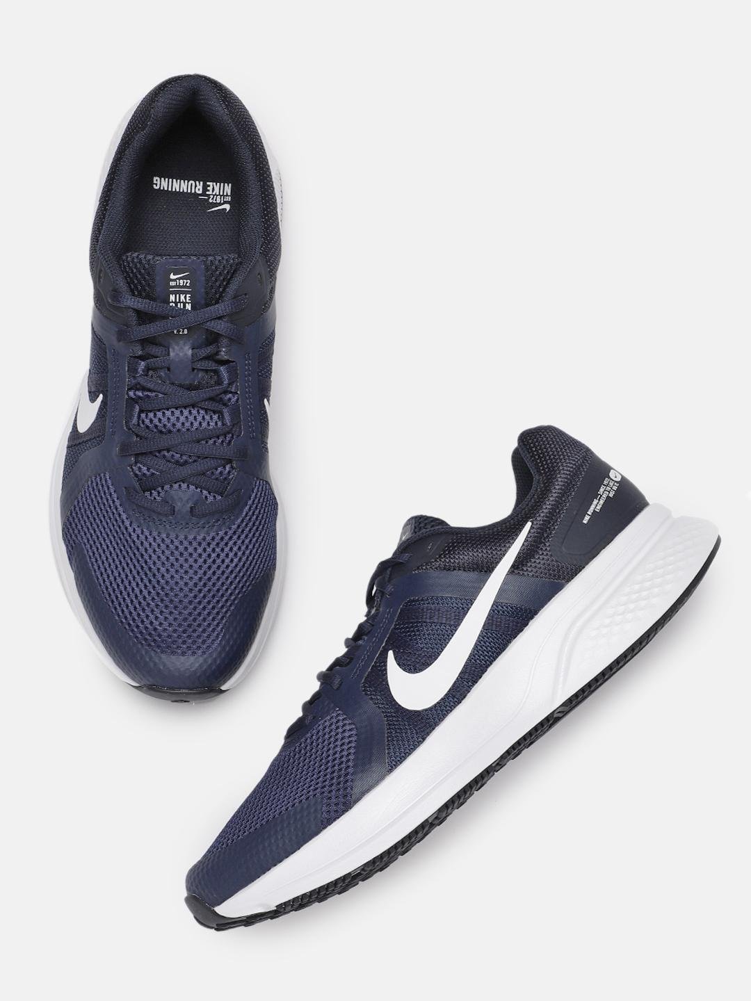 Buy Nike Men Navy Blue Run Swift 2 Running Shoes -  - Footwear for Men