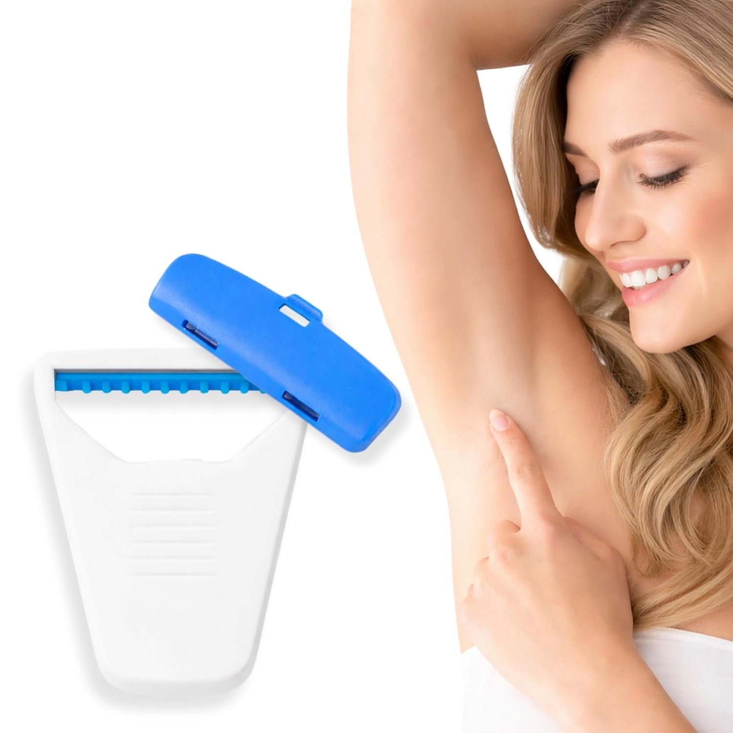 Disposable Razors for Women & Men Pack of 3 – Skin Blade Facial Razor, Bikini & Body Hair Removal | Stainless Steel Single Blade, Sensitive Skin Friendly, ISO & CE Approved, Travel Friendl