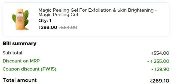 Magic Peeling Gel For Exfoliation & Skin Brightening