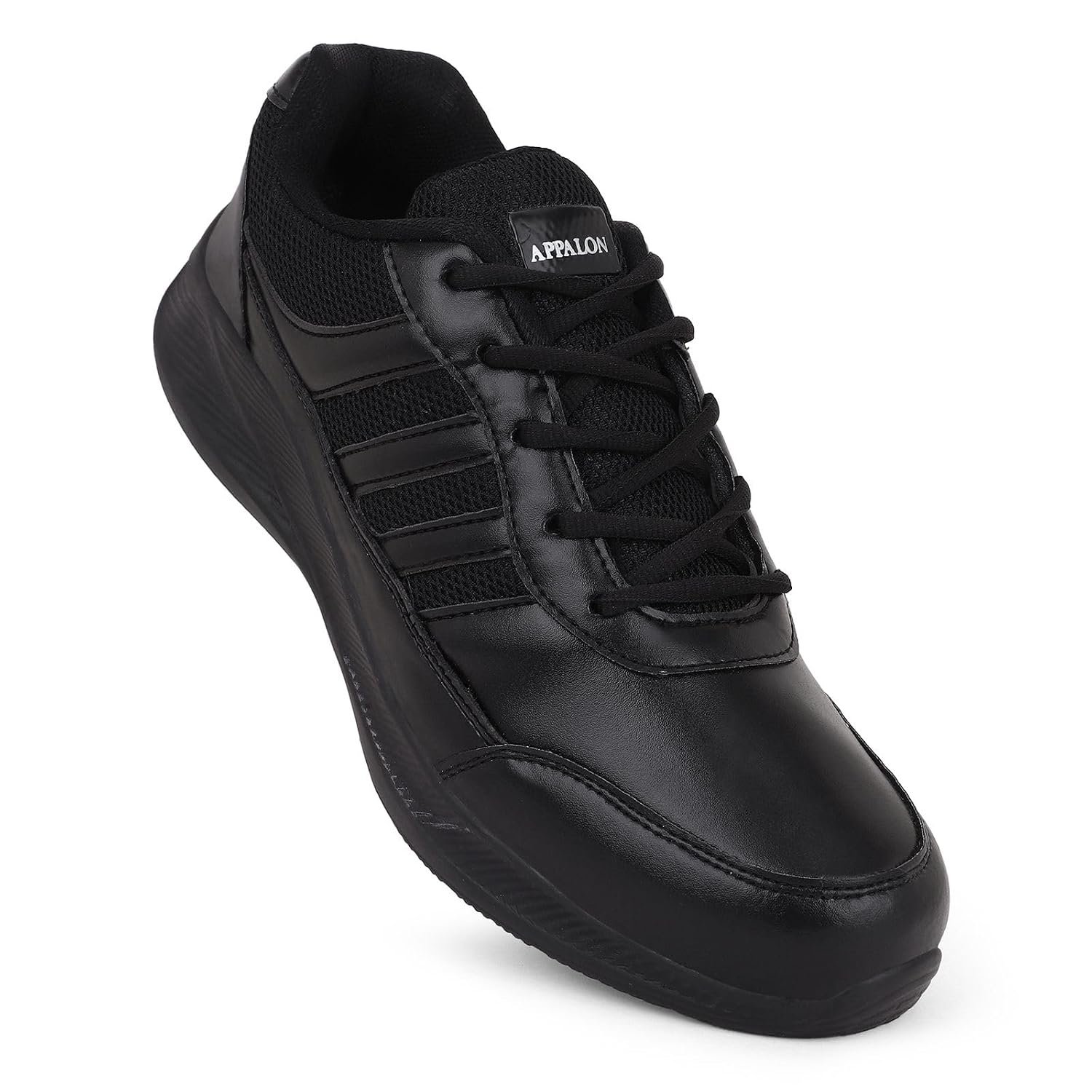 Appalon School Shoes Kids/Adults Uniform Shoe NKV | EVA Sole and Remixe Upper Shoes For Girl & Boy Stylish | Sports/Casual Shoes For Boys, Girls | Classic Lace-Up Comfort and Durability | All Day 