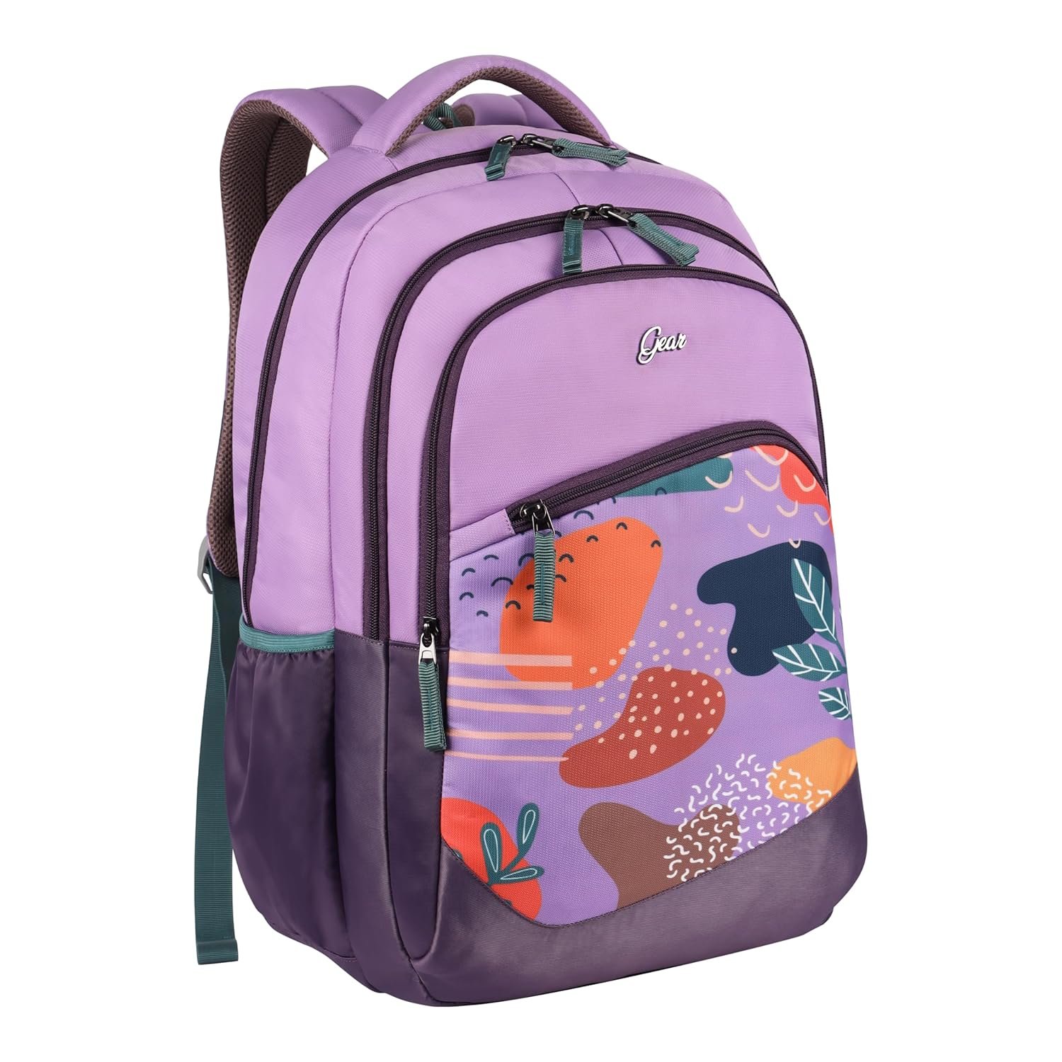 Gear Mily Water 19"/37L Large Resistant School Bag/Casual 5 Compartment Backpack/Daypack/Travel Backpack/Kids Bag for Girls - Lavender