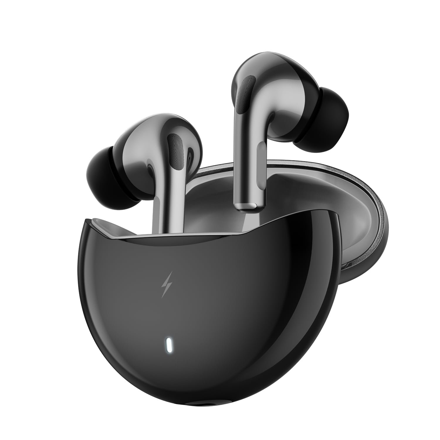 Fire-Boltt Aero TWS Earbuds Custom EQ, Wireless Bluetooth 5.4, Music & App Support, 50H Playtime, Fast Charging Case, 50ms Low Latency for Gaming, Touch Controls, IPX4 Waterproof, Clear Calls - Gr