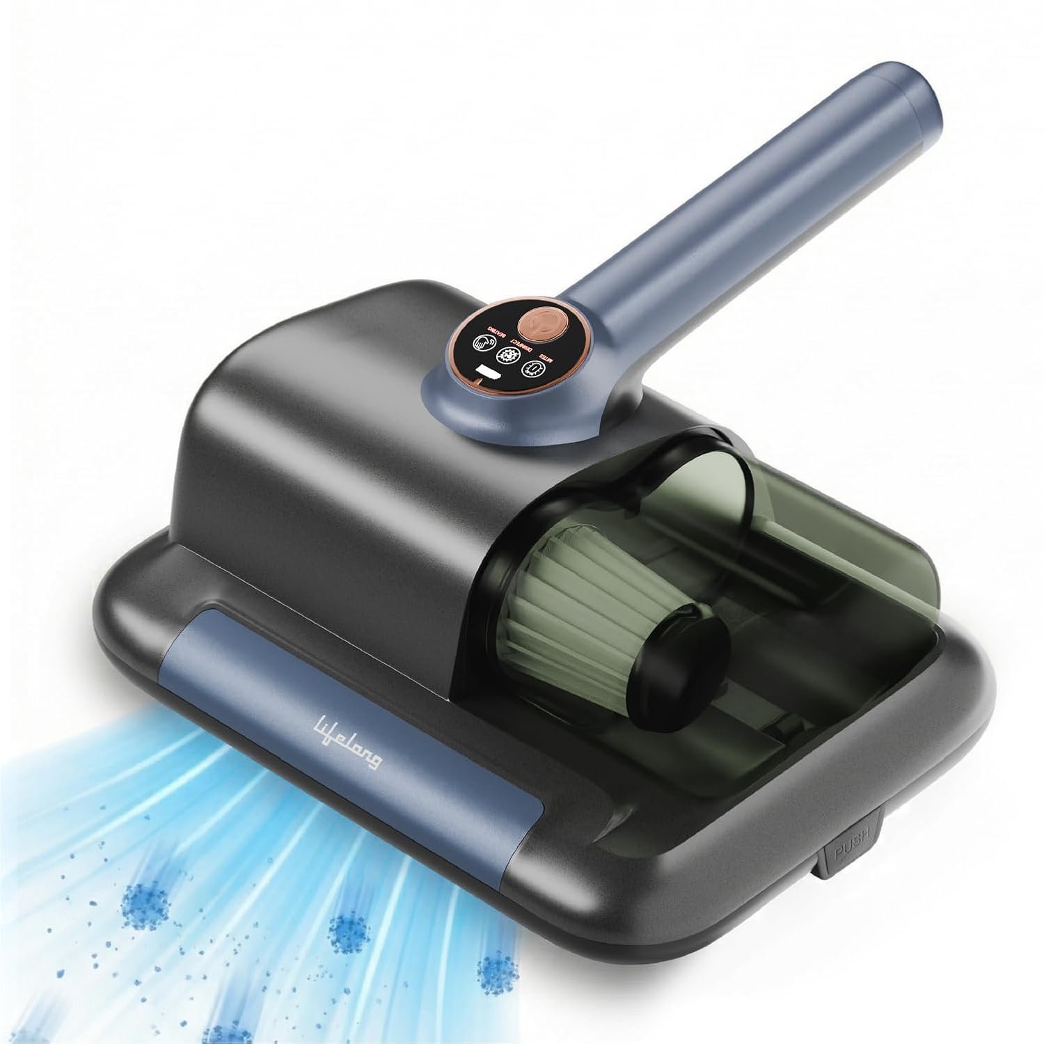 Lifelong Cordless Mite Remover for Bed, Sofa & Cushions | Handheld Mattress Vacuum Cleaner with UV Sterilization, HEPA Filter & Strong Suction |Portable Dust & Allergen Remover for Home Cl