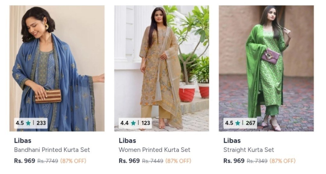Libas - Exclusive Libas Online Store in India at Myntra