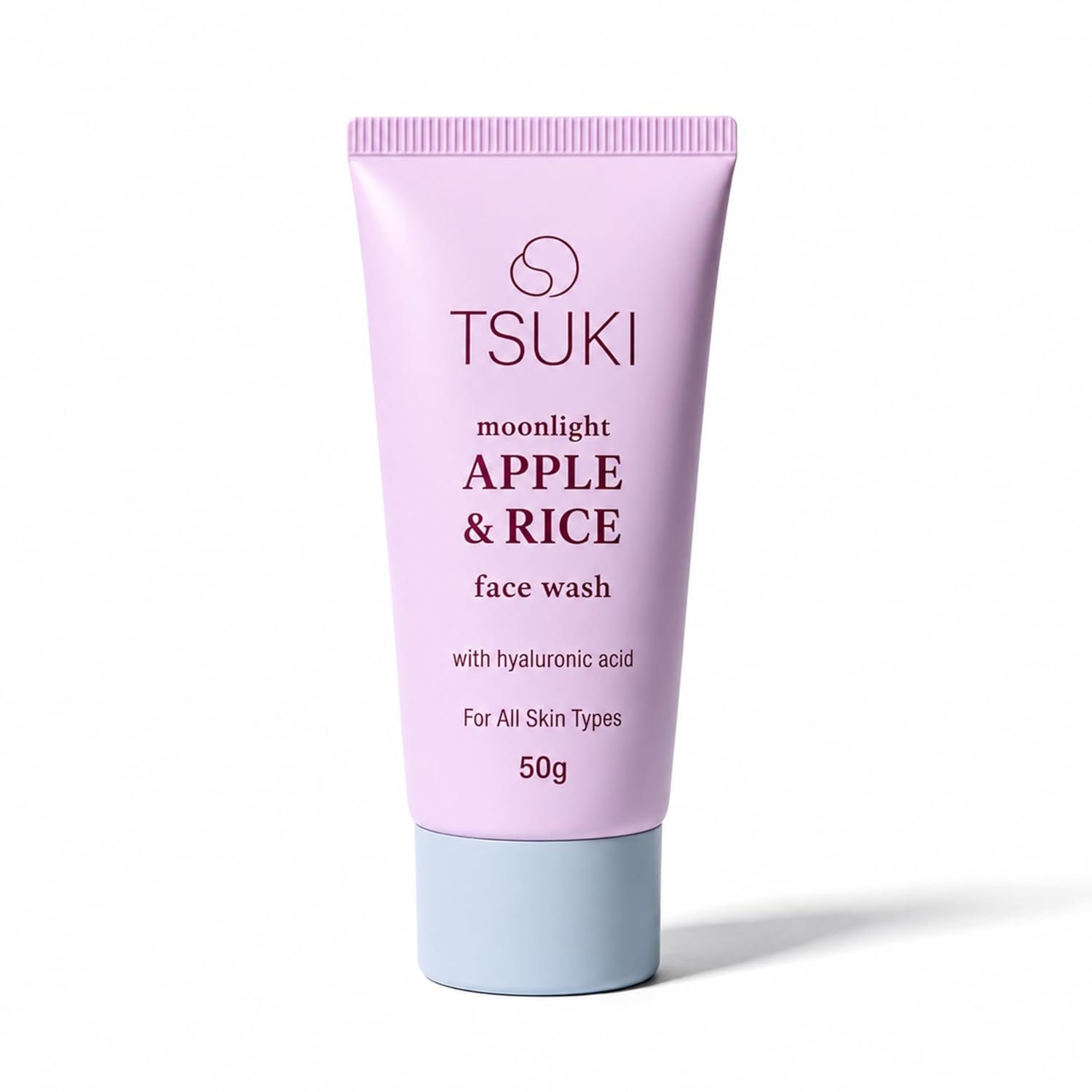 Apple & Rice Facewash, 50 g | Deep Cleansing, Hydration & Skin Brightening, Gentle Daily Cleanser, For Dry, Oily & Combination Skin