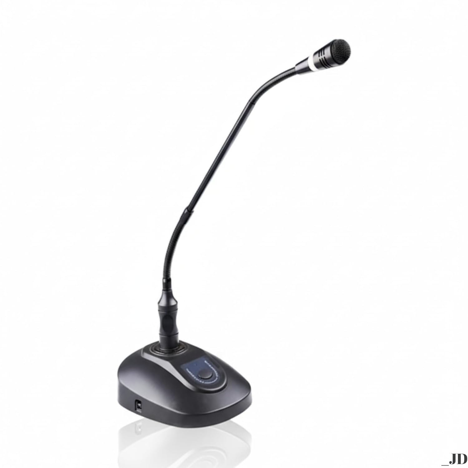 Drumstone 𝟏+𝟏 𝐲𝐞𝐚𝐫 𝐰𝐚𝐫𝐫𝐚𝐧𝐭𝐲 Professional Desktop Microphone, Table Top Mic with Digital Display, Silent Mute Switch for Conference Room, Office, Laptop, PC
