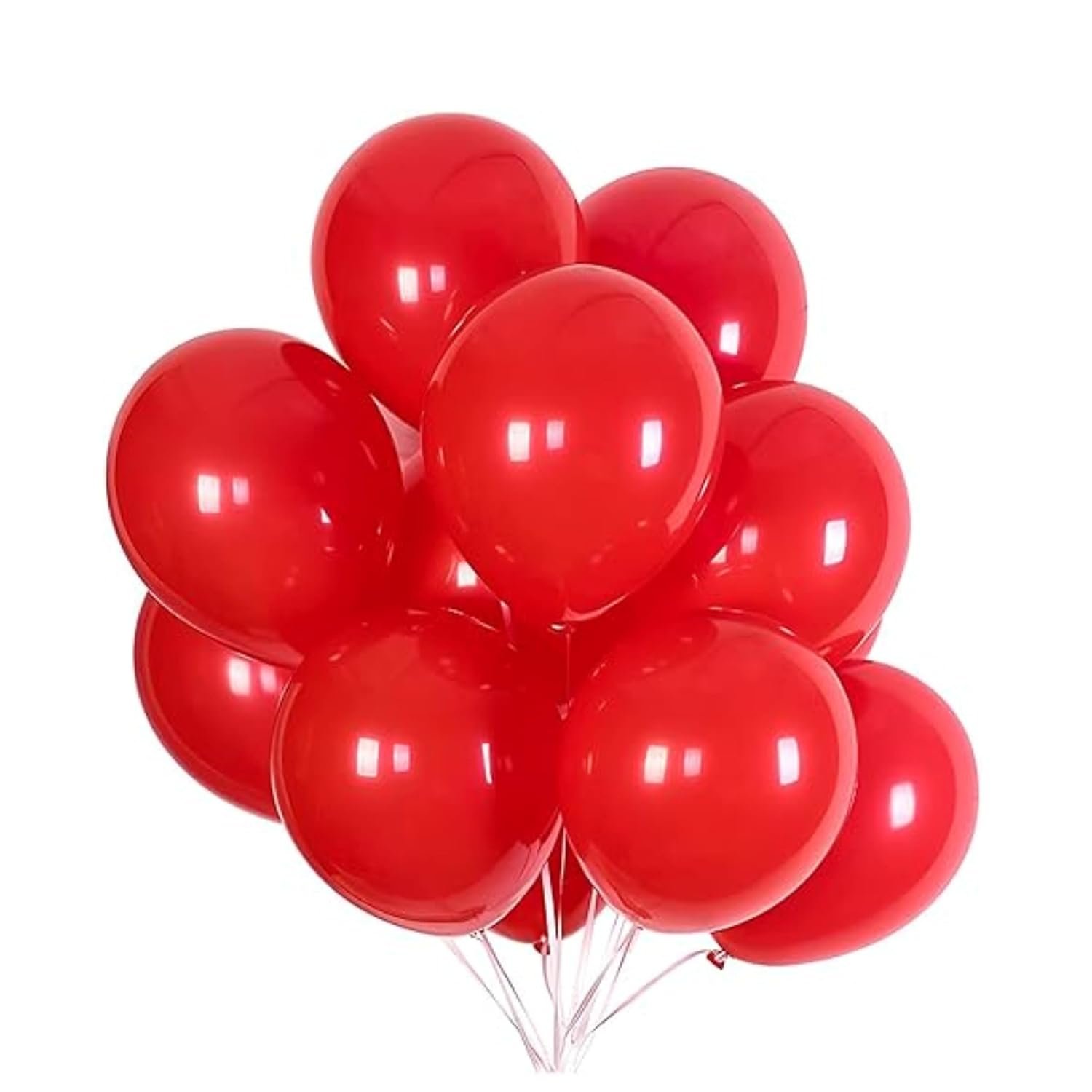 Party Boomers Premium Party Balloons Red 50 Pcs