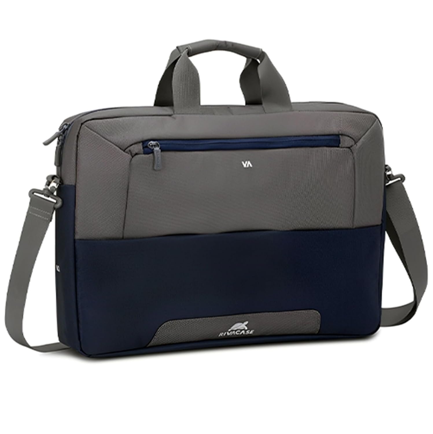 RIVACASE Suzuka 7757 Steel Blue/Grey Laptop Bag 17.3" Inches