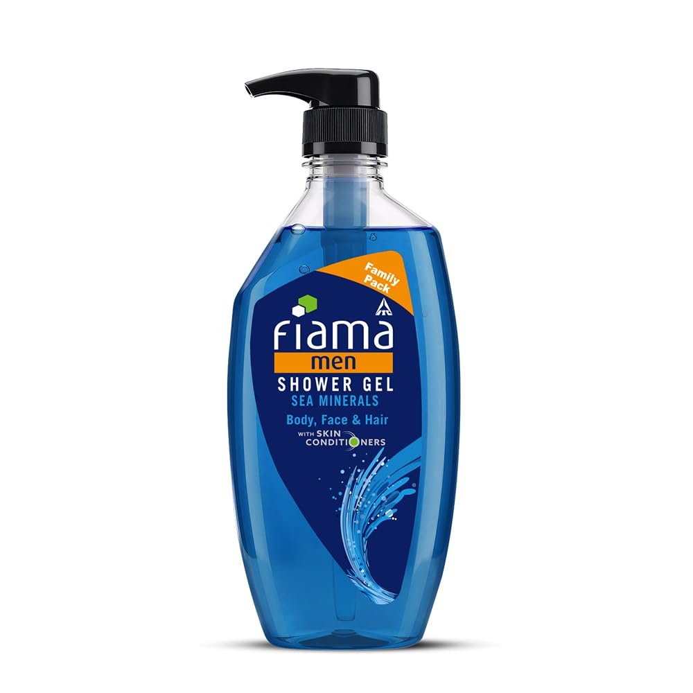 Fiama Men Shower Gel Refreshing Pulse Body Wash with Skin Conditioners for Refreshed Skin, 750ml bottle