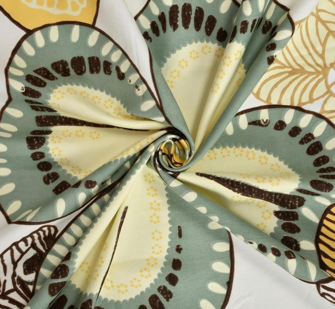 Premium Cotton Fitted Bedsheet King Size 78 x 72 x 8 Inches with 2 Pillow Covers | 220 TC | All-Around Elastic Deep Pocket Bed Cover | Multicolor Retro Floral