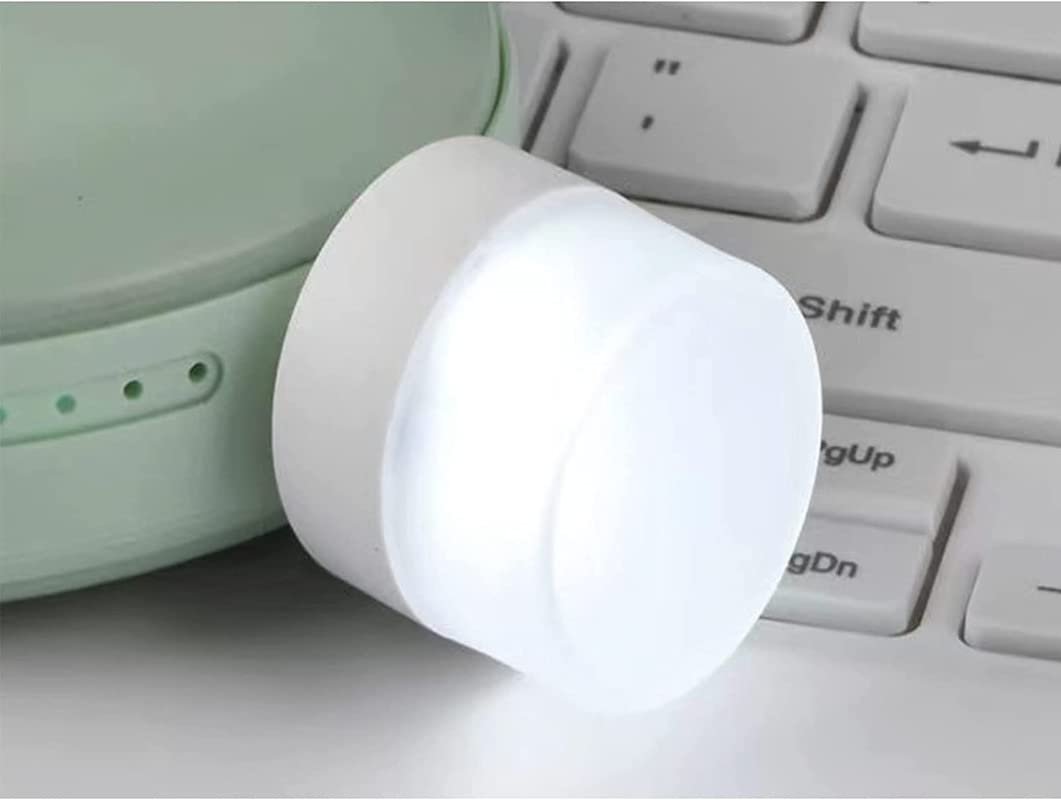 Mini LED Night Lamp, USB Powered Compact Light for Laptop, Power Bank, Decorative Ambient Lighting
