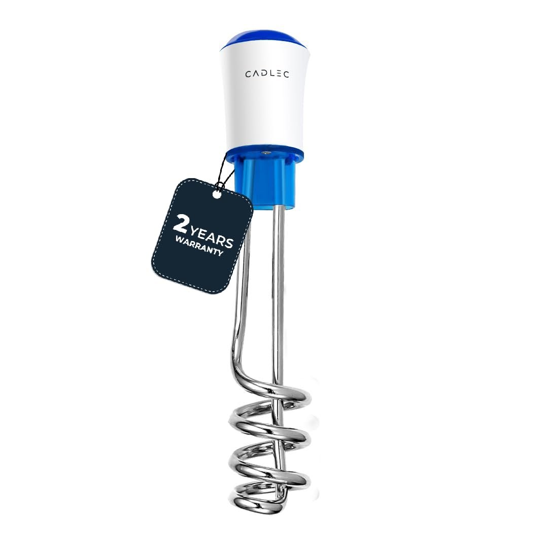 Cadlec Nova 1500W Shockproof Advanced Technology Electric Water Heater Immersion Rod With Waterproof & Protection | Instant Heating | ISI Certified 2 Year Warranty