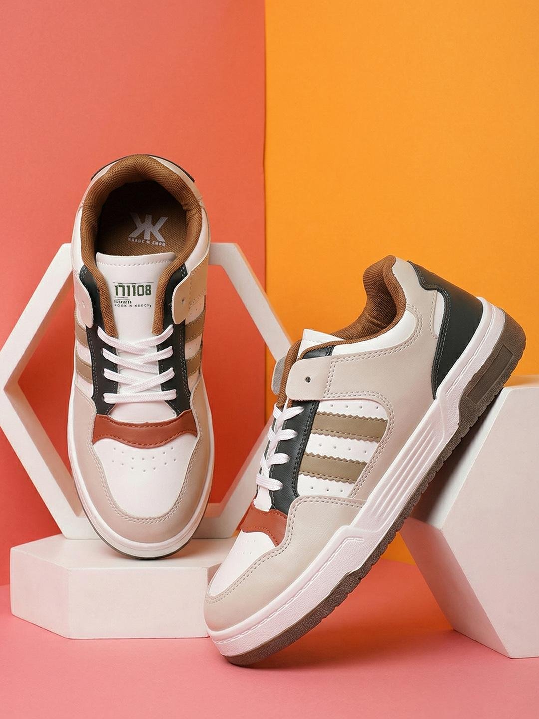 Buy Kook N Keech Men Colourblocked Sneakers -  - Footwear for Men