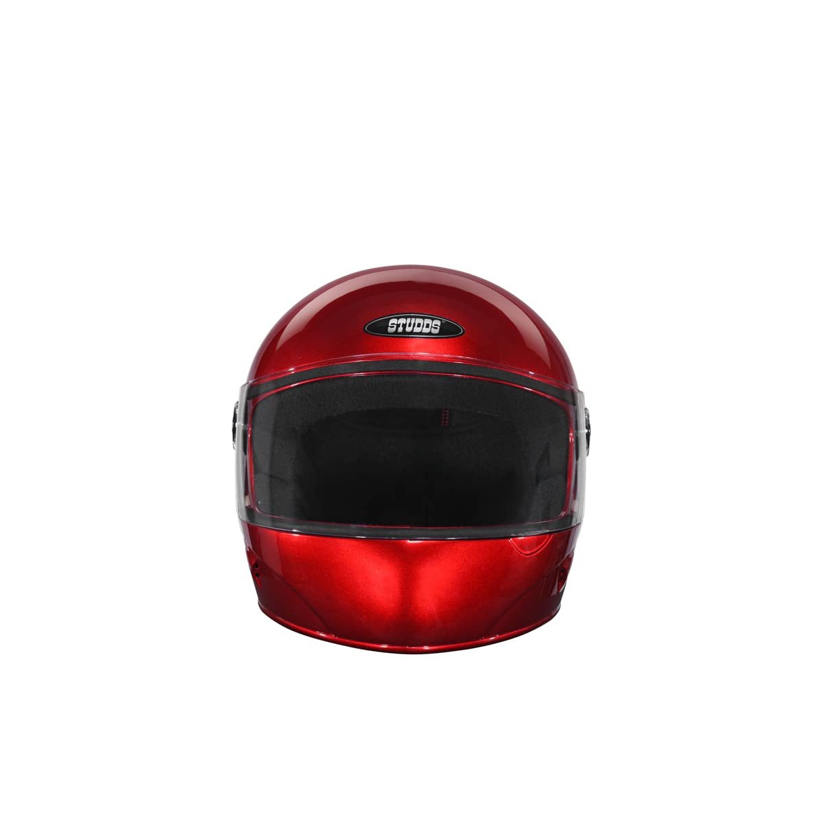 Studds Chrome SUPER Full Face Helmet (Cherry Red, L)