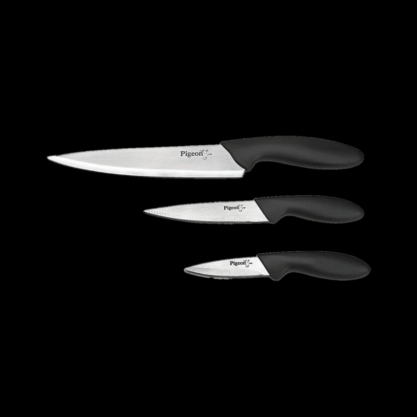 pigeon 3 pc steel knife set