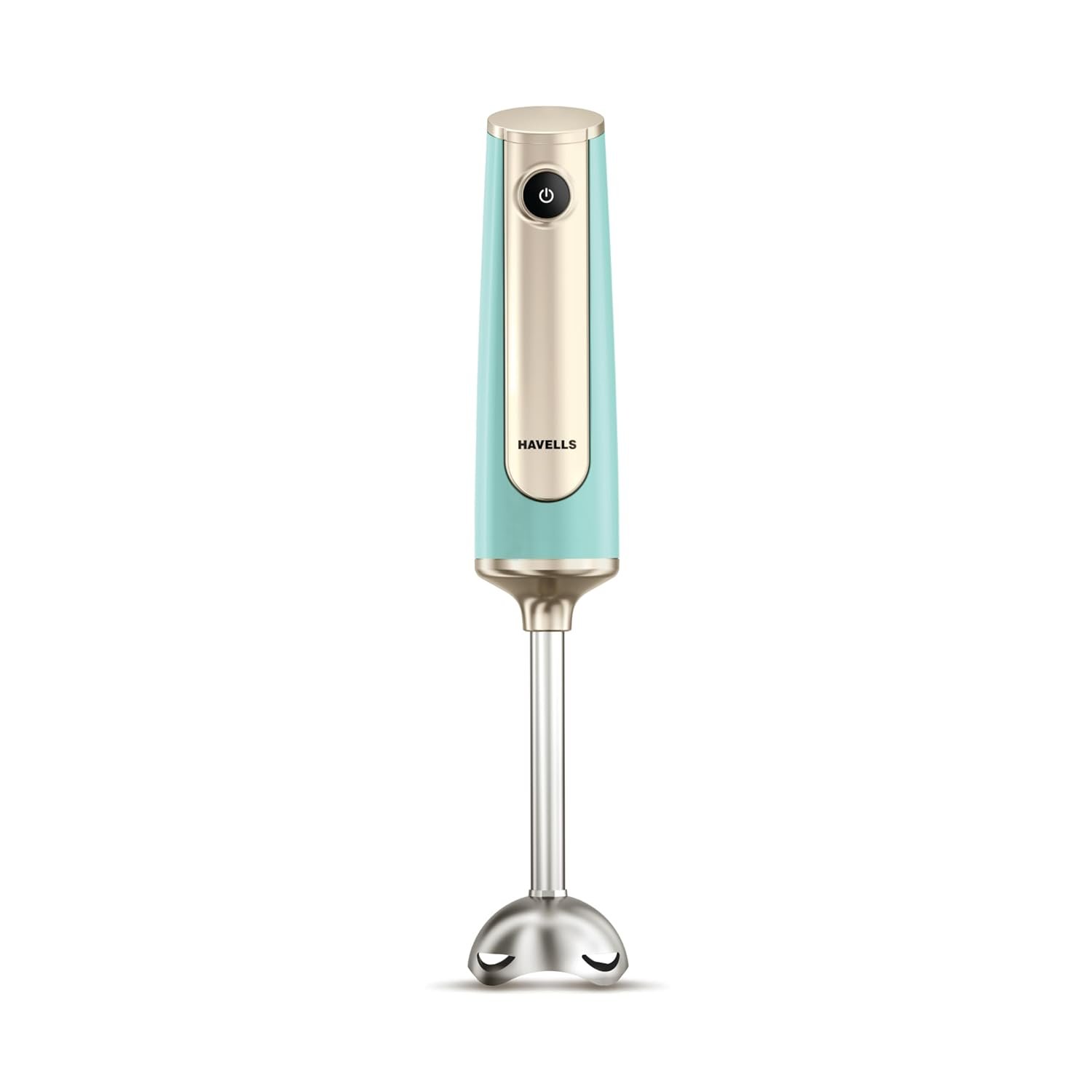Havells CRAFT Hand Blender|50% Quieter Operation|Easy Blending with 300 Watt Power|Food Grade Material - SS304 Shaft and Blade|Ergonomic One Button Operation|2Yrs Manufacturer Warranty(Blue & Gold
