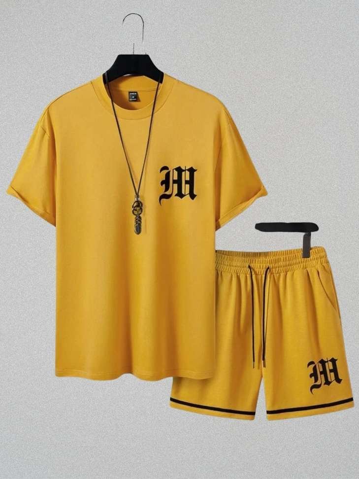 funkari tshirt regular shorts co ords set