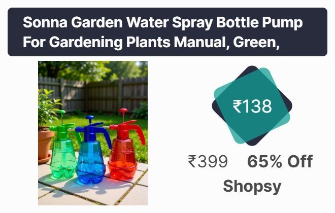 Sonna Garden Water Spray Bottle Pump For Gardening Plants Manual, Green, Blue , Red 2 L Hand Held Sprayer Price in India - Buy Sonna Garden Water Spray Bottle Pump For Gardening Plants Manual, Green, 