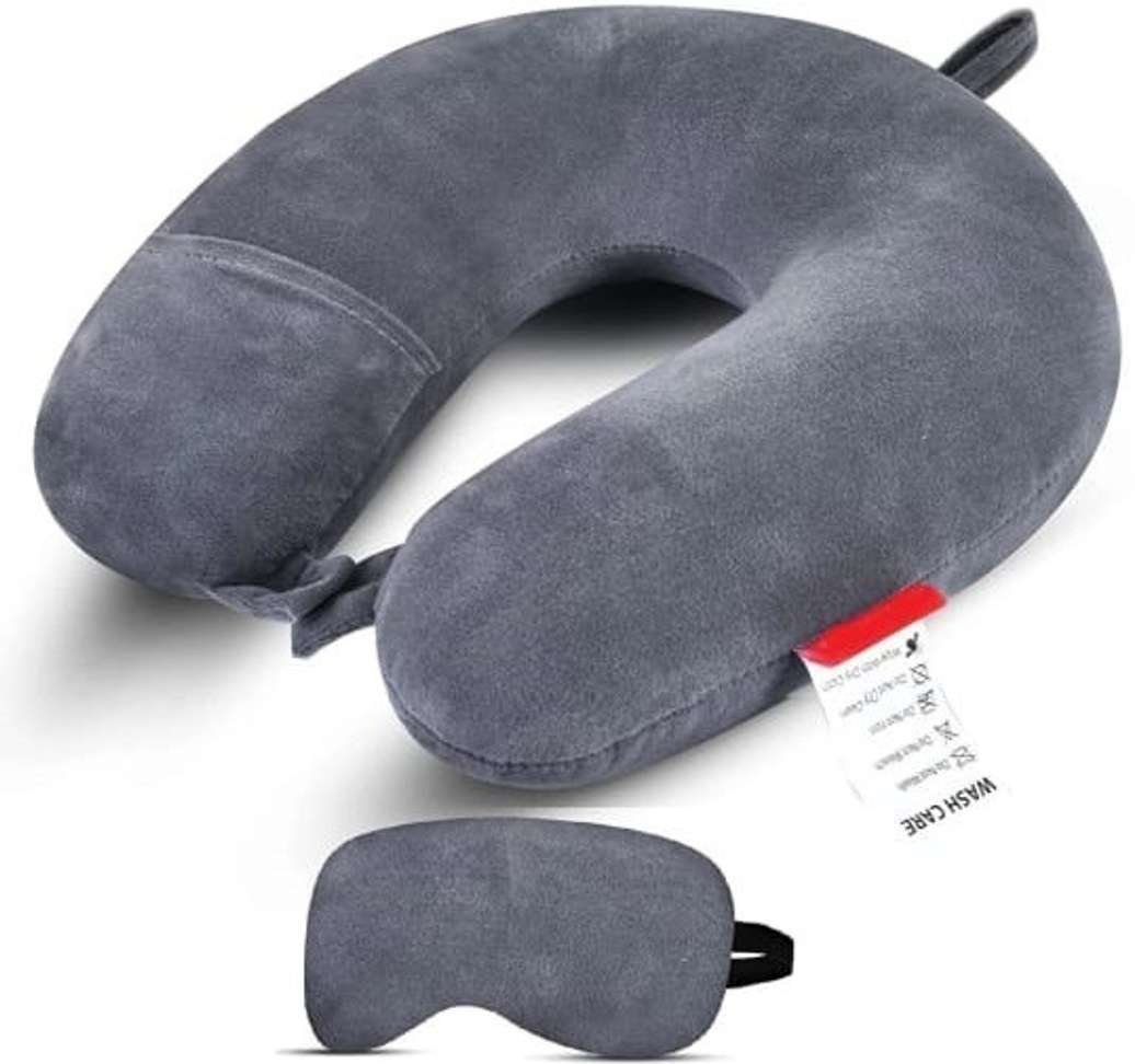 polyester fibre alphanumeric travel pillow pack 2