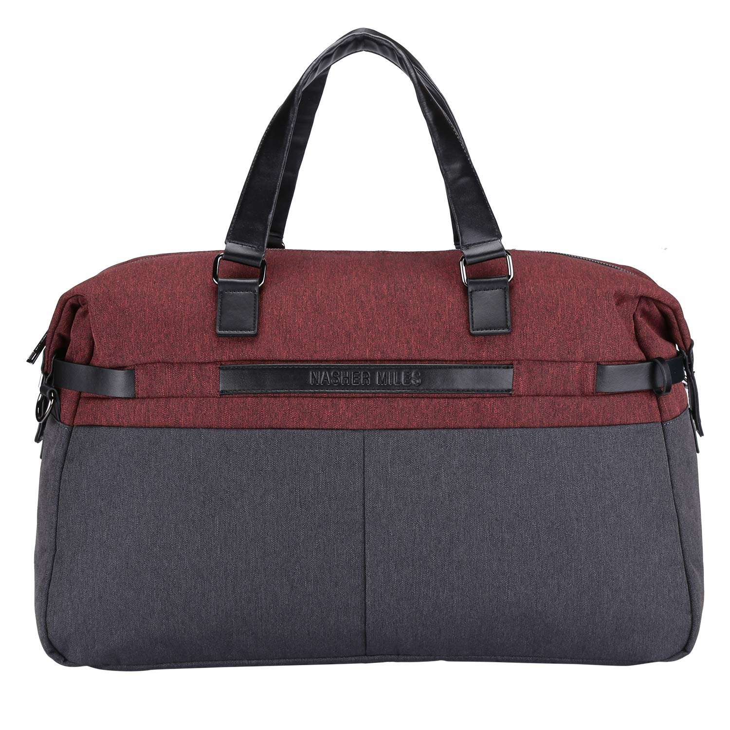 Nasher Miles Bern Grey-Maroon Duffle Bag 41 L