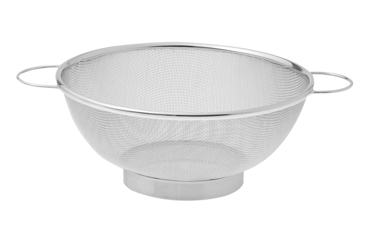 Stainless Steel Mesh Colander with Handles � Fine Strainer Basket for Washing Fruits, Vegetables, Pasta & Rice � Rust Resistant Kitchen Sieve Bowl (Size_6NO, 16 CM)