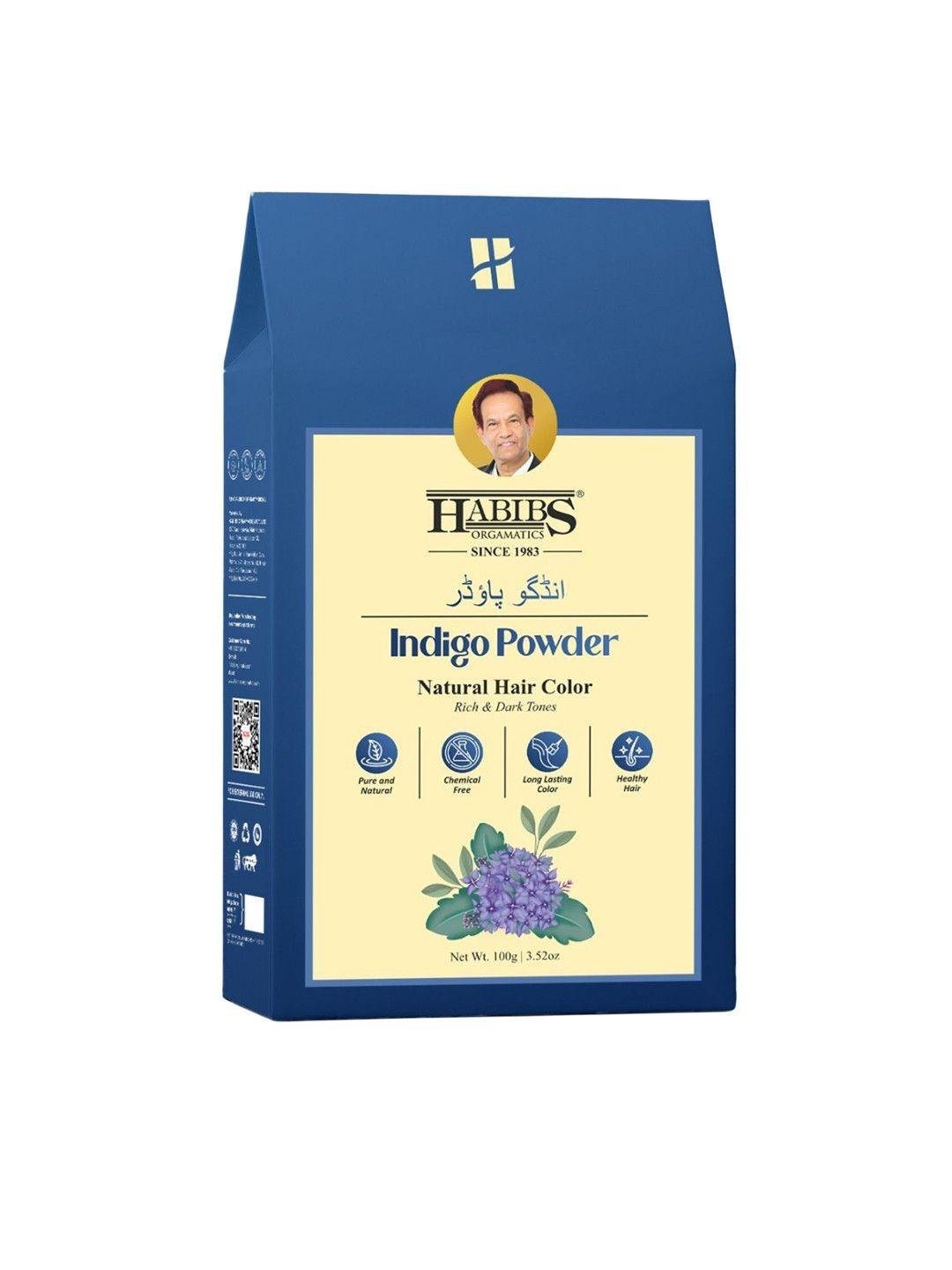 Buy HABIBS Indigo Powder Natural Hair Color  100 G -  - Personal Care for Unisex
