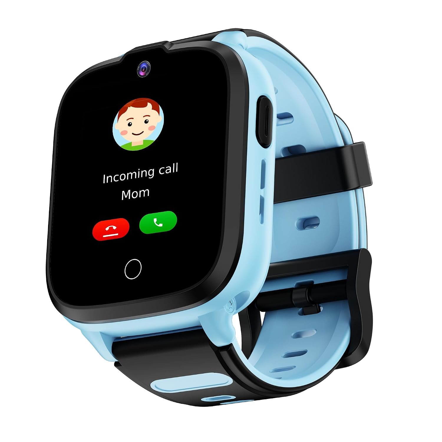 boAt Sailor Nav Kids Smartwatch with 2-Way Video & Voice Calling, Real Time Location Monitoring via Google Maps, Geofencing, 4G SIM Compatible, Parental Control, SOS, Smartwatch for Boys (Sky Blue