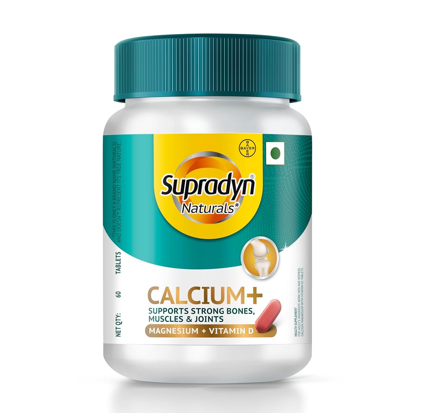 Supradyn Naturals Calcium Magnesium Vegetarian