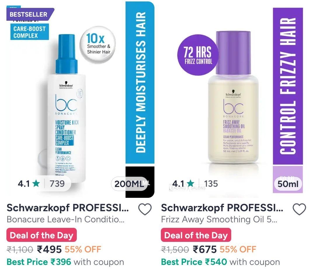 Shop for Schwarzkopf Professional Online from Myntra