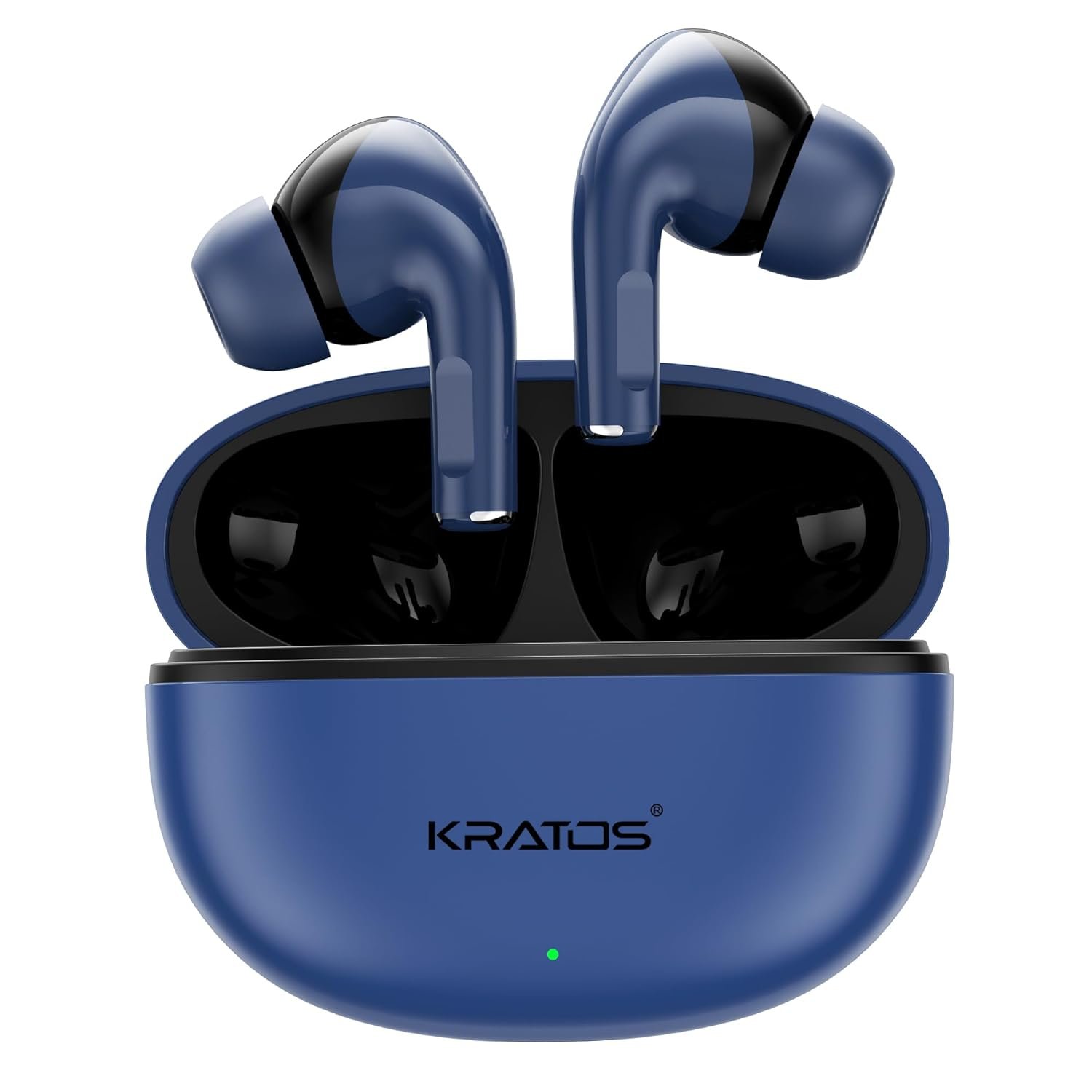 Kratos Pop Ear Buds Wireless with 60H Playtime, Noise Isolation & Clear Calls, Bluetooth Earbuds with Voice Assistant, Ear Buds with Bluetooth V 5.3 & with Type C Fast Charging, IPX4 TWS Earph
