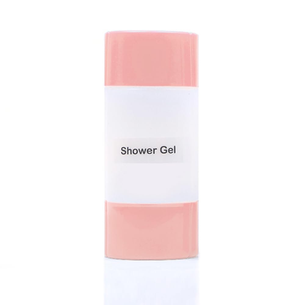 INOVERA (LABEL) 1 Piece Refillable Travel Bottles for Toiletries - 3 in 1 Plastic Shampoo, Cream, Conditioner, Lotion Storage Container - Travelling Accessories (Baby Pink)