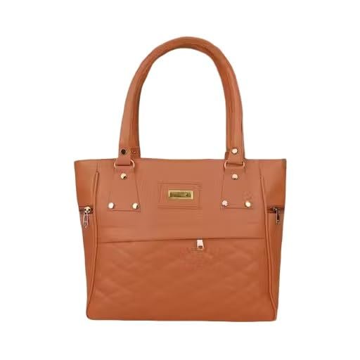Trendy Quilted PU Handbag Set for Women | Stylish Ladies Shoulder Bags Combo | Spacious & Fashionable Handbags for Daily, Travel & Casual Use