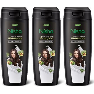 (Pack OF 3) Nisha Shampoo For Women & Men 75ml EACH  | Avocado Flavour