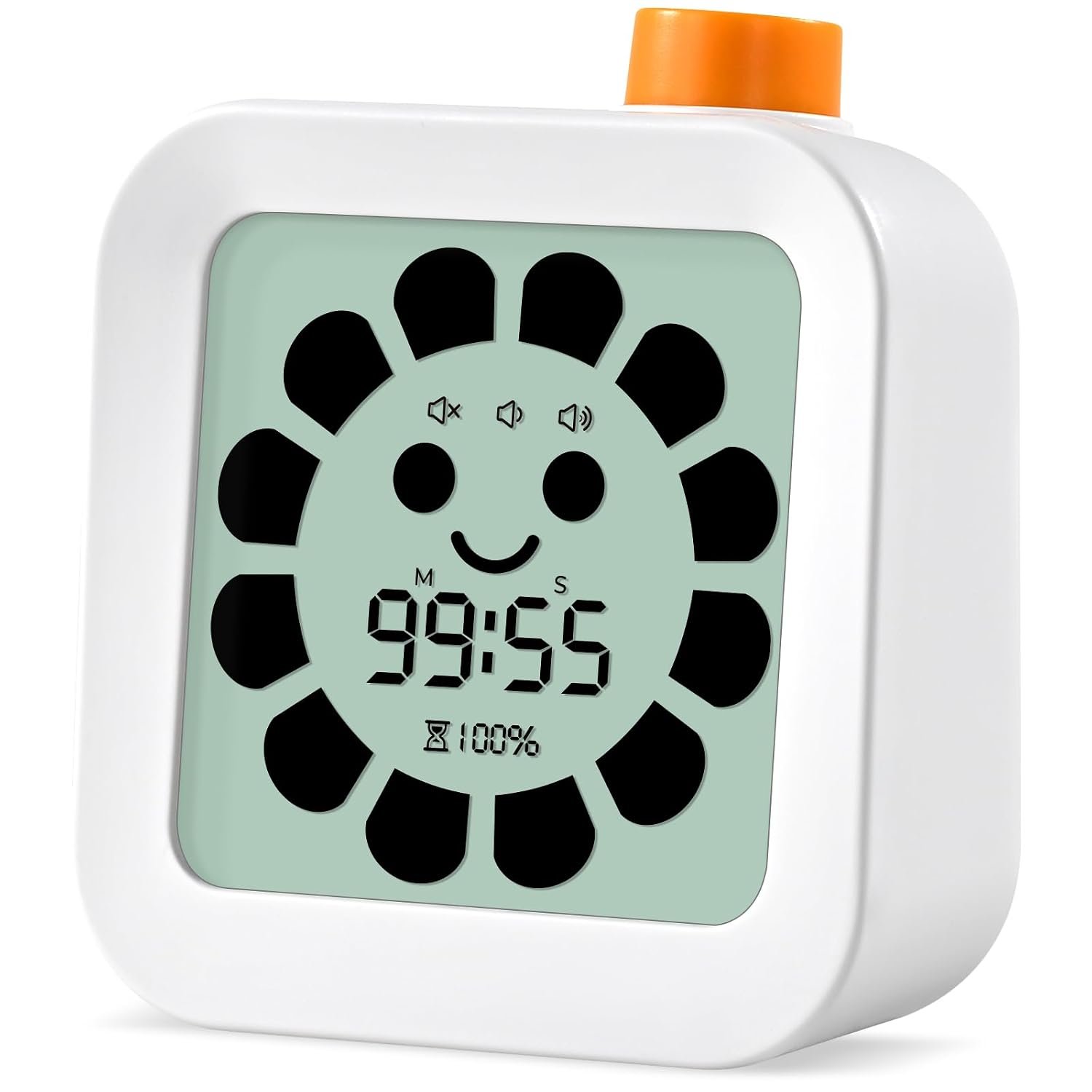 EooCoo Timer Clock for Study, 99-Min Countdown Timer, Petal Progress | Kids Time Management Tools with Silent Operation, Pomodoro Timer for School, Office, Kitchen and Home, School Gift for Kids
