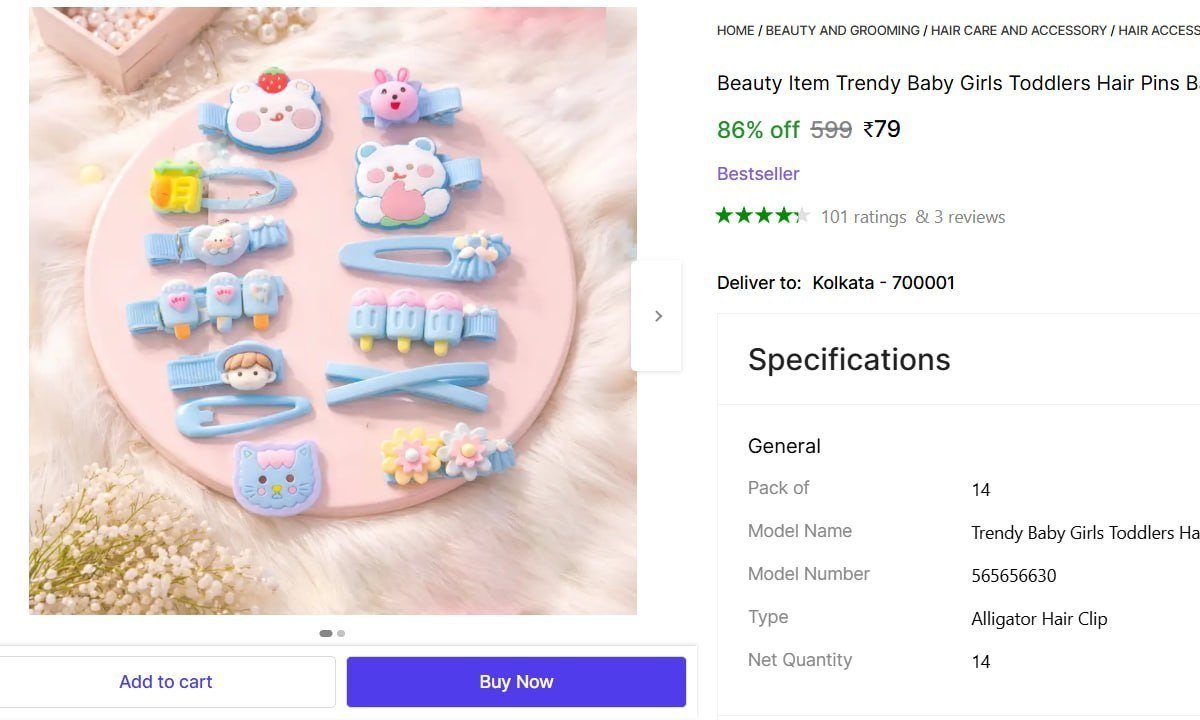 Beauty Item Trendy Baby Girls Toddlers Hair Pins Barrettes, Combo of 14 Pcs (Blue) Alligator Hair Clip Price in India - Buy Beauty Item Trendy Baby Girls Toddlers Hair Pins Barrettes, Combo of 14 Pcs 
