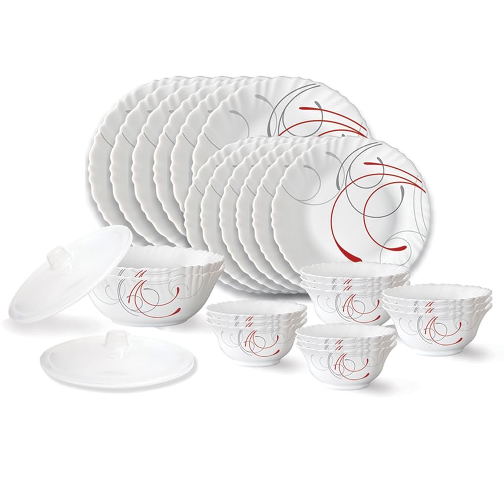 Larah Borosil Opalware Microwave Dishwasher