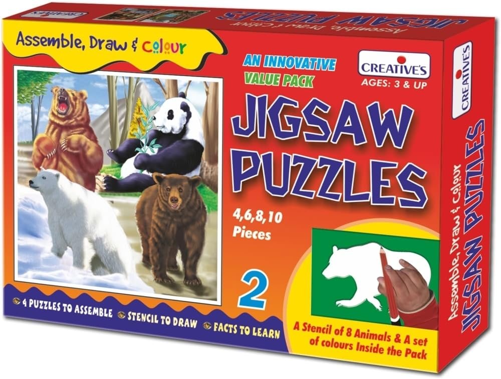 Creative Educational Aids P. Ltd. 1000 Jigsaw Puzzles - 2,Multicolor