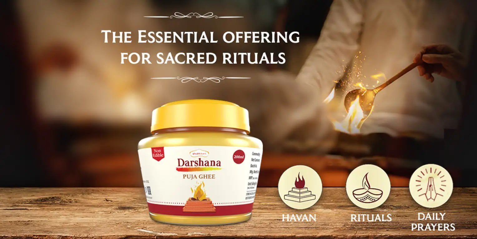Shubhkart Darshana Puja Ghee - 200 ML | Non-Edible Puja Ghee for Daily Puja, Festivals Price in India - Buy Shubhkart Darshana Puja Ghee - 200 ML | Non-Edible Puja Ghee for Daily Puja, Festivals onlin