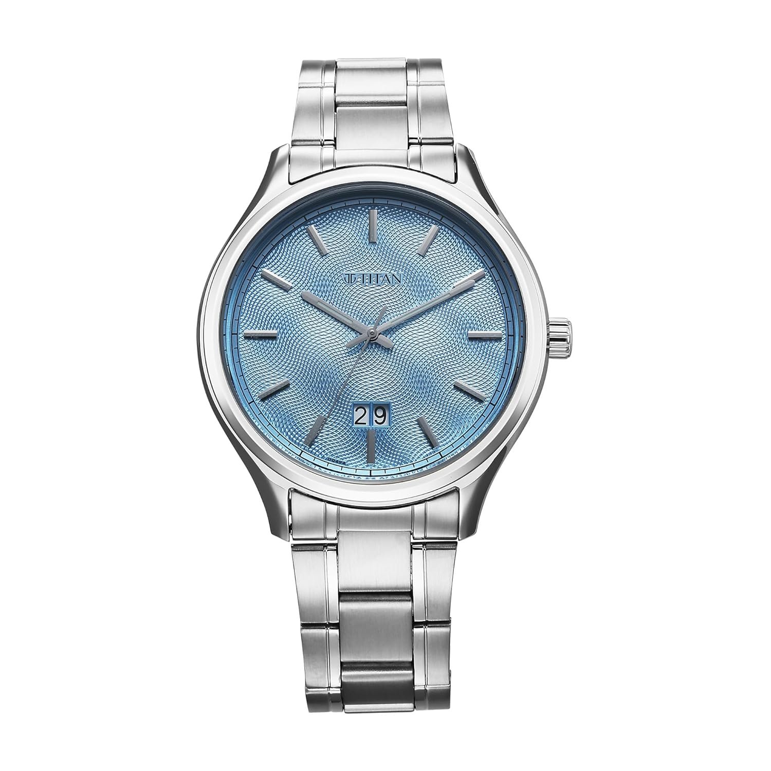 Titan Palette of Colours Quartz Blue Dial Watch for Men