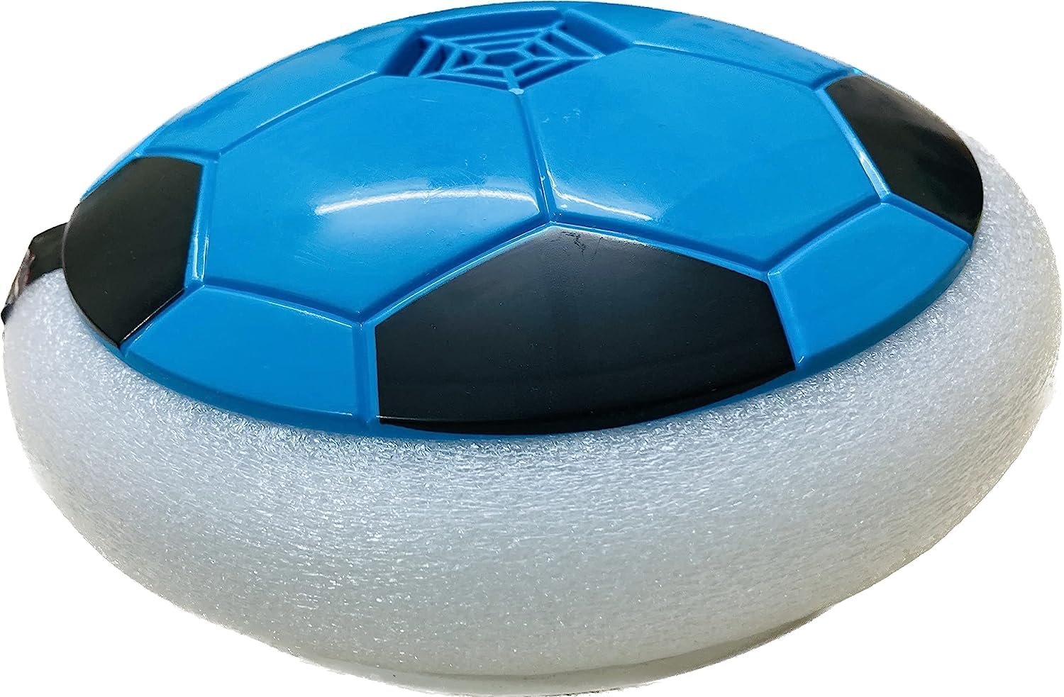 VGRASSP Hover Football, Soft Eva Material Foam Bumper Air Indoor Soccer Made in India for Kids, Toy with Multi Colour LED Lights, Best Gifts for Toddlers, Boys and Girls (Multicolor)