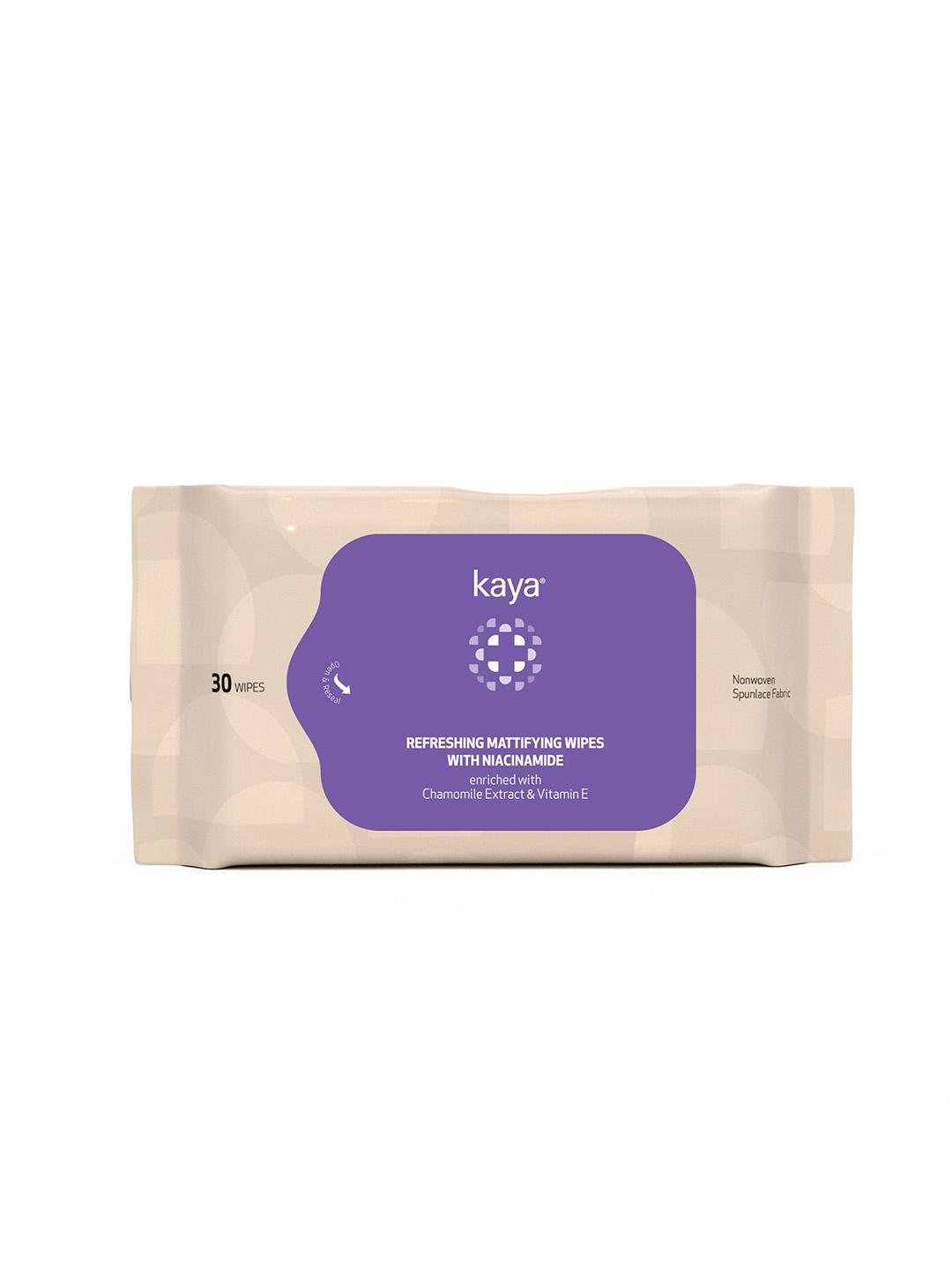 Buy Kaya Set Of 30 Refreshing Mattifying Wipes -  - Personal Care for Unisex