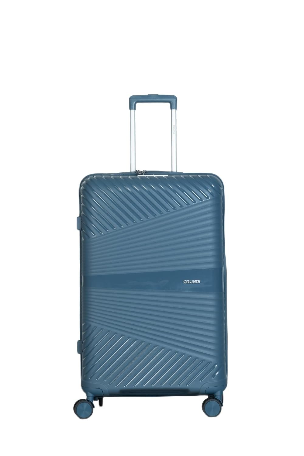 CRUISE Mediterranean 20 Inch Travel Trolley Bags (Small) | Hard Shell Expandable Suitcases with 8 Spinner Wheels | Cabin and Check-in Lightweight Luggage Bag | TSA Lock | Adjustable Handle (Set of 1)