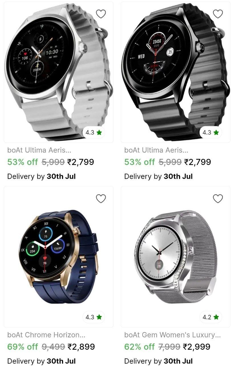 Smart Watches - Buy Trendy Smart Watches for Men & Women | Shopsy