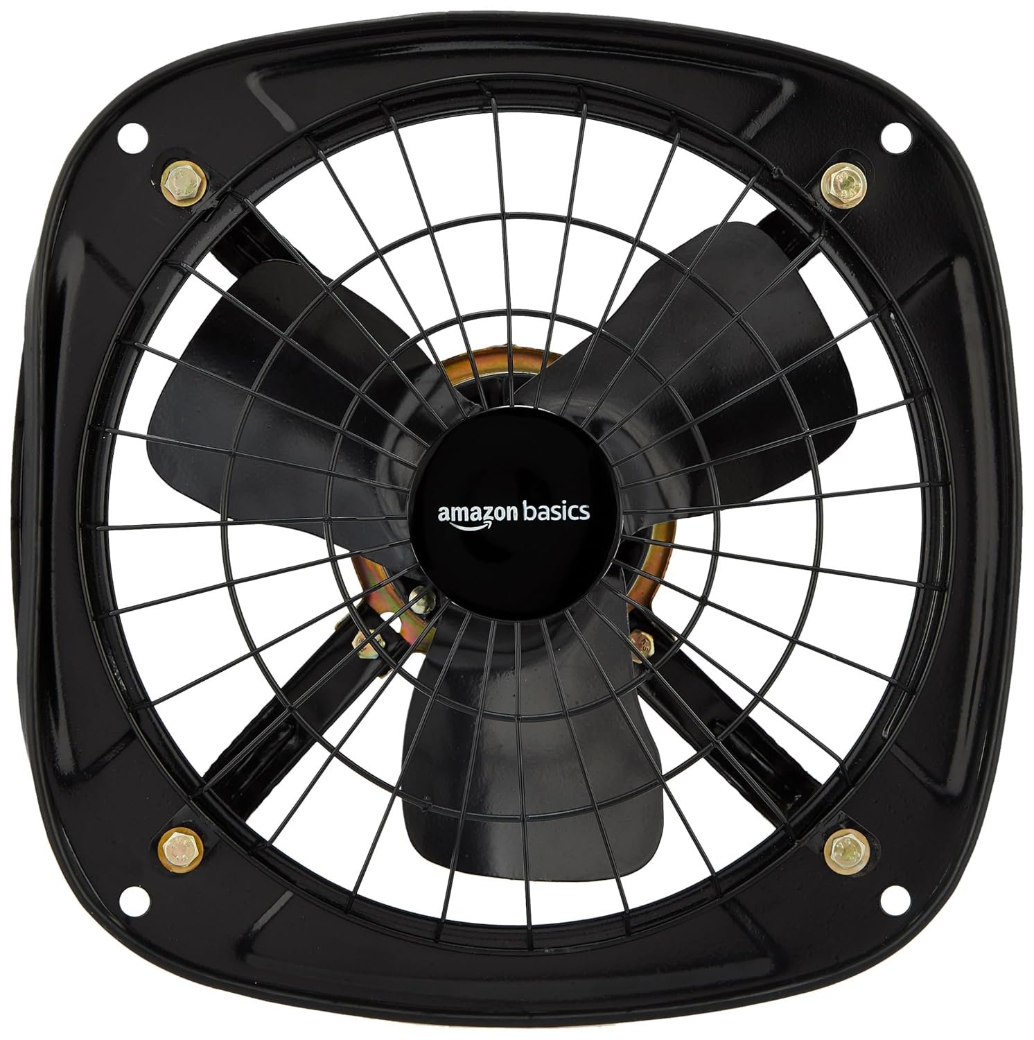 Amazon Basics High Speed Exhaust Fan I 3 Heavy Duty Blades | Rust Resistant Body | RPM 2600 | 9 inch/225mm Sweep Length (Black)