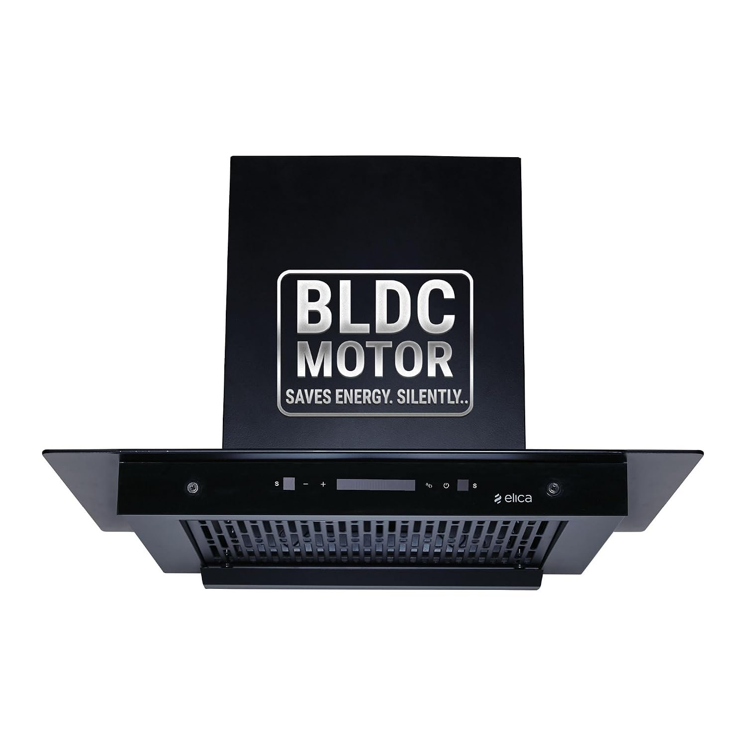 Elica 75cm 1500 m3/hr BLDC Filterless Autoclean Kitchen Chimney | 15 Years Motor and 5 Years Comprehensive Warranty | FLAT FL 750 BLDC HAC LTW MS NERO | Black | 9 Speed Touch Control + Motion Sensor