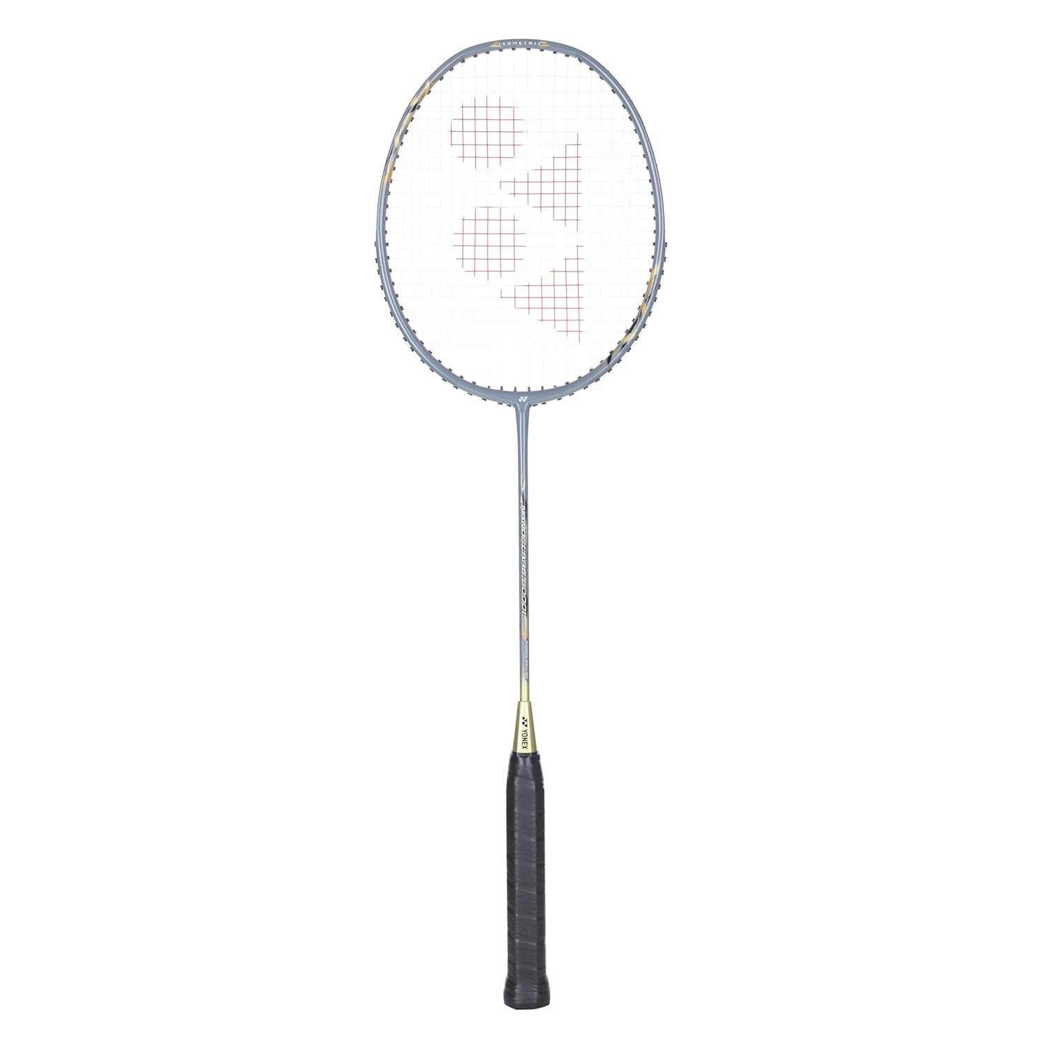 YONEX Nanoflare 8000i Badminton Racquet (Grey Gold) Strung | G4 Grip | Full Cover