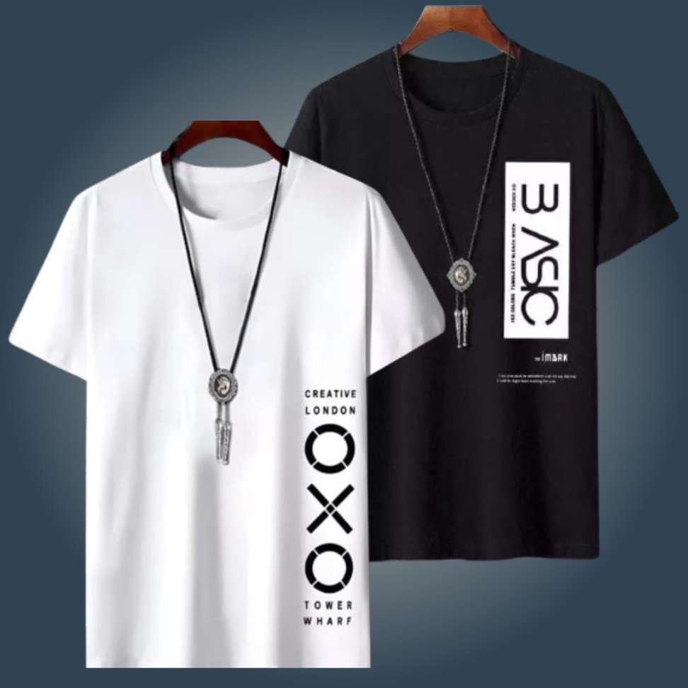 MMK Fashionista Printed Men Black, White T-Shirt Price in India - Buy MMK Fashionista Printed Men Black, White T-Shirt online at Shopsy.in